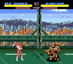 Mighty Morphin Power Rangers (USA) In game screenshot